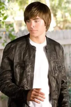 17 Again Zac Efron Leather Jacket