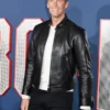 80 for Brady Tom Brady Black Leather Jacket