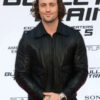Aaron Taylor Johnson Black Leather Jacket
