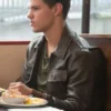 Abduction Taylor Lautner Bomber Leather Jacket