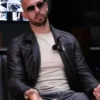 Andrew Tate Iconic Black Leather Jacket