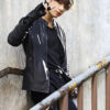 BTS Jungkook Black Leather Jacket