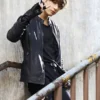 BTS Jungkook Black Leather Jacket