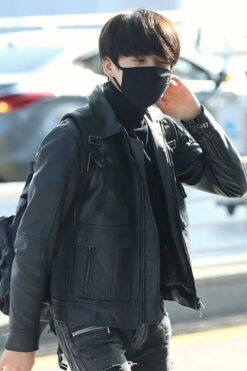 BTS Jungkook Leather Jacket