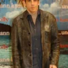 Ben Stiller Black Leather Blazer