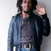 Bob Marley Bomber Leather Jacket
