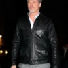 Brad Pitt Black Leather Jacket