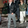 Brad Pitt Black Leather Jacket