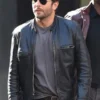 Burnt Bradley Cooper Black Leather Jacket