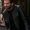 Burnt Bradley Cooper Black Leather Jacket