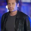 Californication S5 Hank Moody Black Leather Jacket