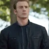 Captain America Chris Evans Avengers: Endgame Leather Jacket