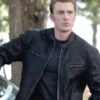 Captain America Chris Evans Avengers: Endgame Leather Jacket