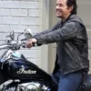 Daddy's Home Mark Wahlberg Distressed Leather Jacket