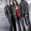 Damon Salvatore The Vampire Diaries Leather Jacket