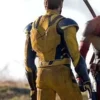 Deadpool & Wolverine 2024 Hugh Jackman Yellow Leather Jacket