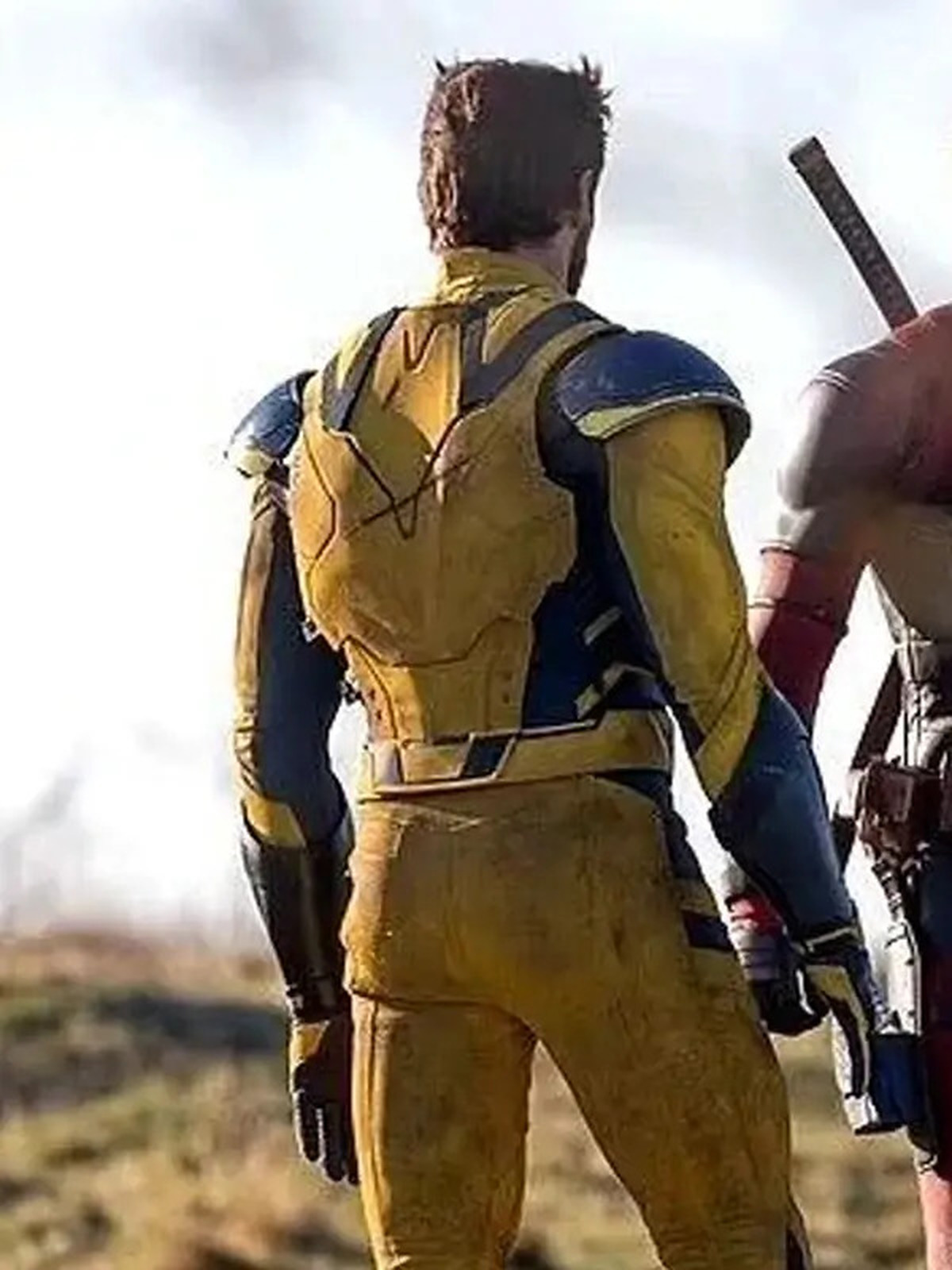 Deadpool & Wolverine 2024 Hugh Jackman Yellow Leather Jacket
