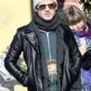 Elijah Wood Black Leather Jacket