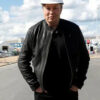 Elon Musk Black Leather Jacket