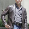 Fast and Furious 7 Jason Statham Brown Leather Blazer