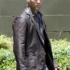 Fast and Furious 7 Jason Statham Brown Leather Blazer