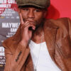 Floyd Mayweather Brown Leather Blazer
