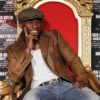 Floyd Mayweather Brown Leather Blazer
