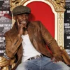 Floyd Mayweather Brown Leather Blazer