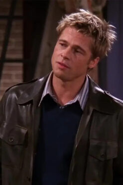 Friends S8 Brad Pitt Leather Jacket