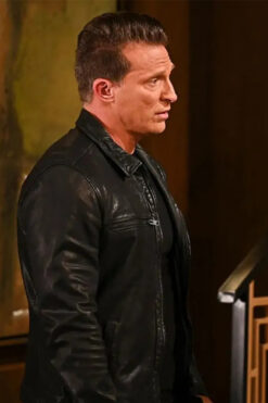 General Hospital Steve Burton Leather Jacket