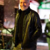 George Clooney Black Leather jacket