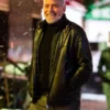 George Clooney Black Leather jacket