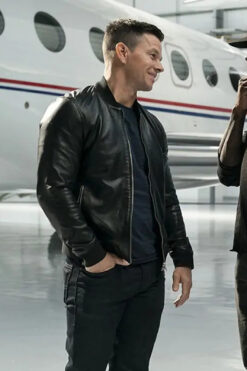 Mark Wahlberg Infinite Evan McCauley Leather Jacket