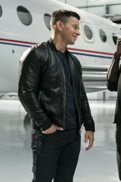 Mark Wahlberg Infinite Evan McCauley Leather Jacket