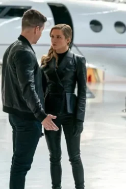 Mark Wahlberg Infinite Evan McCauley Leather Jacket