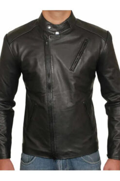 Iron Man Tony Stark Biker Leather Jacket