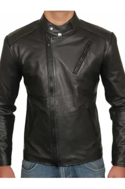 Iron Man Tony Stark Biker Leather Jacket