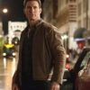 Jack Reacher Tom Cruise Brown Leather Jacket