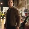 Jack Reacher Tom Cruise Brown Leather Jacket