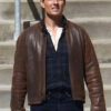 Jack Reacher Tom Cruise Brown Leather Jacket