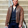 Jack Reacher Tom Cruise Brown Leather Jacket