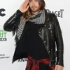 Jared Leto Black Leather Jacket