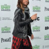Jared Leto Black Leather Jacket