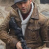 Jason Statham The Expendables 2 Distressed Leather Jacket