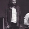 Jim Morrison Brown Suede Leather Jacket