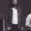 Jim Morrison Brown Suede Leather Jacket