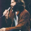 Jim Morrison Brown Suede Leather Jacket