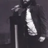 Jim Morrison Brown Suede Leather Jacket