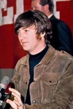 John Lennon Rubber Soul Vintage The Beatles Suede Jacket