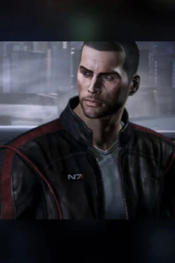 John Shepard Mass Effect 3 N7 Leather Jacket